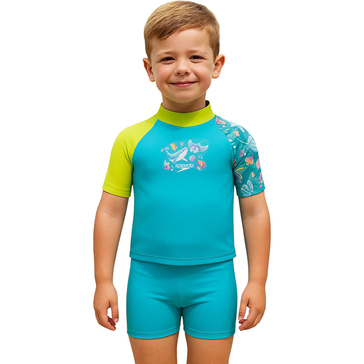 Costum de baie Speedo DIGI SS RSH TP SET 5YRS Albastru deschis Barbati photo 1 Costum de baie Speedo DIGI SS RSH TP SET 5YRS Albastru deschis Barbati photo 1